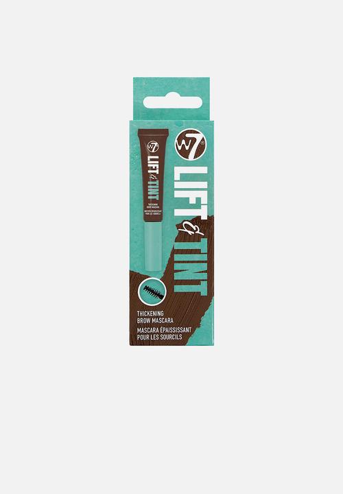 W7 Cosmetics - Lift & Tint Brow Thickening Mascara-Dark Brown