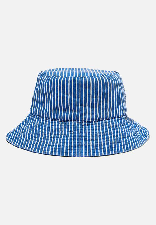 Rubi - Reversible Bianca bucket hat-asher stripe/blue