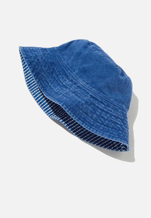 Rubi - Reversible Bianca bucket hat-asher stripe/blue