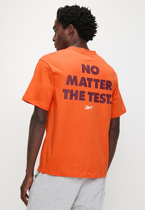 Reebok - No matter the test gfx short sleeve - pump orange