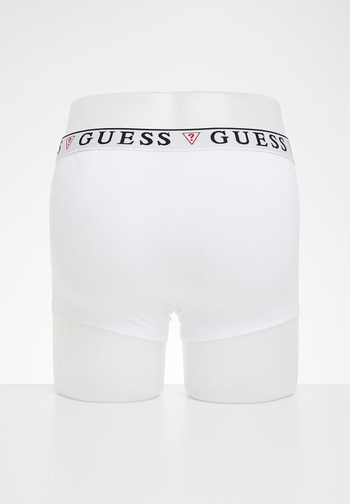 GUESS - Brian hero boxer trunk 3 pack - optic white