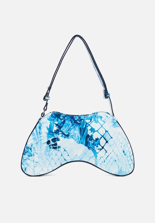 Diesel  - Play shoulder bag - Azure blue