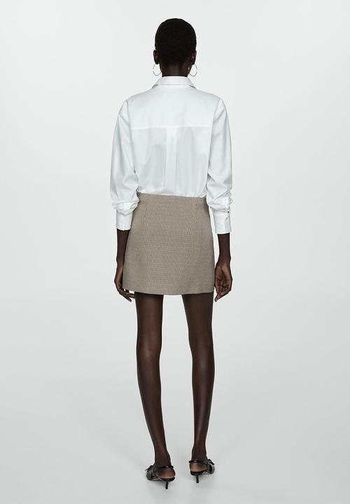 MANGO - Skirt Charlott - Brown