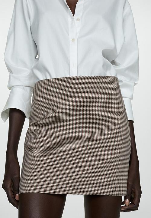 MANGO - Skirt Charlott - Brown