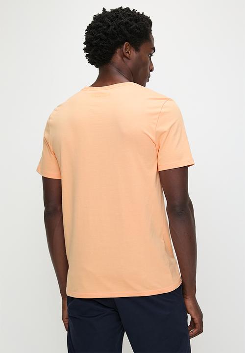 Pringle of Scotland - Bradford s/s crew neck tee - peach