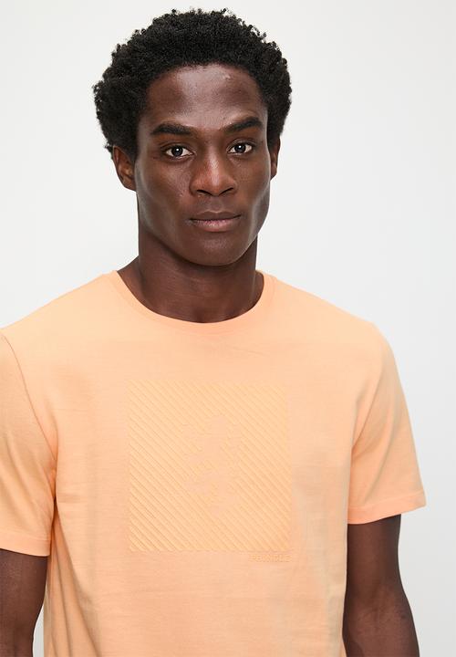 Pringle of Scotland - Bradford s/s crew neck tee - peach