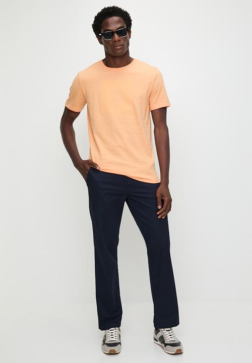 Pringle of Scotland - Bradford s/s crew neck tee - peach