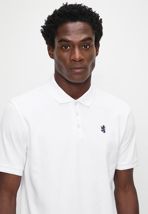 Pringle of Scotland - Austyn pique golfer - white