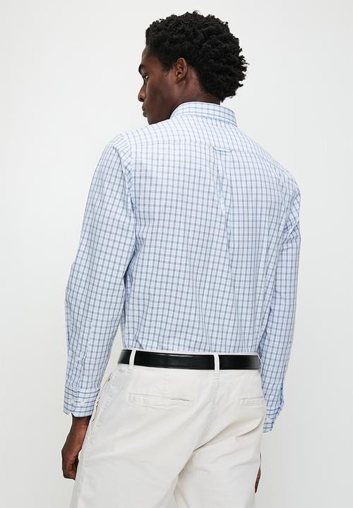 Pringle of Scotland - Thor ls classic shirt - blue check