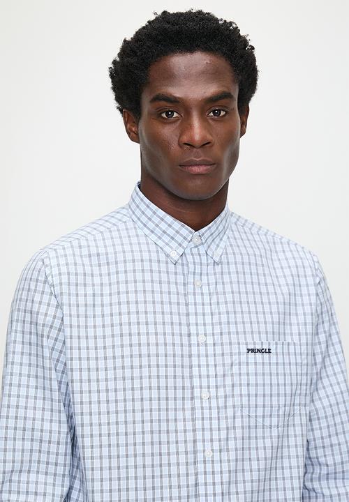 Pringle of Scotland - Thor ls classic shirt - blue check
