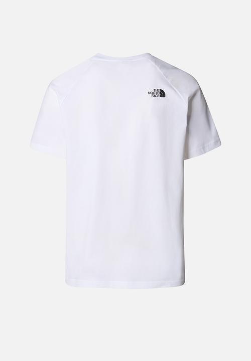 The North Face - M short sleeve raglan redbox tee - tnf white