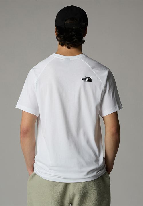 The North Face - M short sleeve raglan redbox tee - tnf white