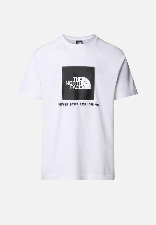The North Face - M short sleeve raglan redbox tee - tnf white
