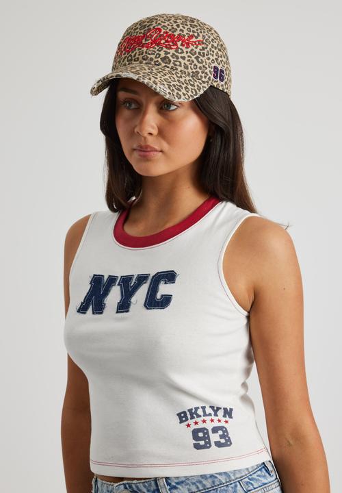 Factorie - Graphic Muscle Tank - White/Nyc