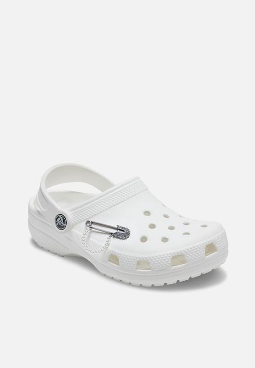 Crocs - Pearl chain safety pin loose - silver 