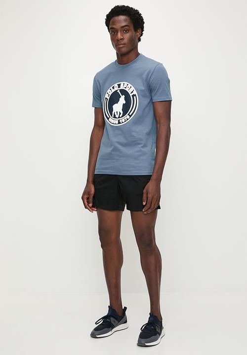 POLO - Thami Sport Short sleeve Big Logo Tee - Blue