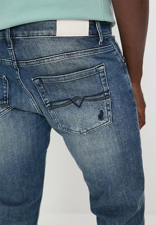 POLO - Mykanos Pjc Slim Leg Denim - Light Wash