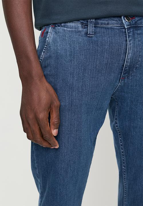 POLO - Adam Quater Slant Straight Leg Denim - Medium Wash