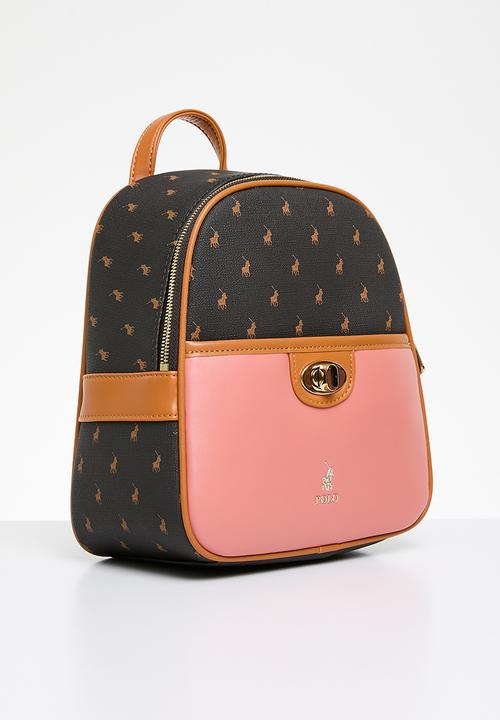 POLO - Casablanca small sling backpack bag - coral