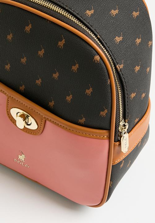 POLO - Casablanca small sling backpack bag - coral