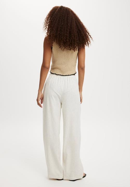 Cotton On - Plus Haven Wide Leg Pant - Dahna Pinstripe