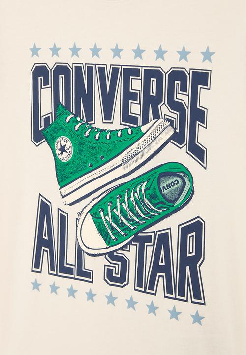 Converse - Cnvb sneaker arch ss tee - converse natural ivory