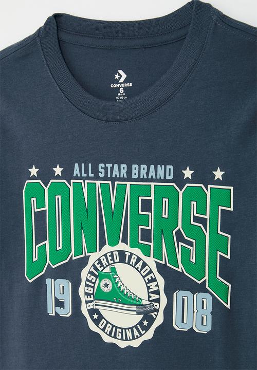 Converse - Cnvb collegiate crest ss tee - converse navy