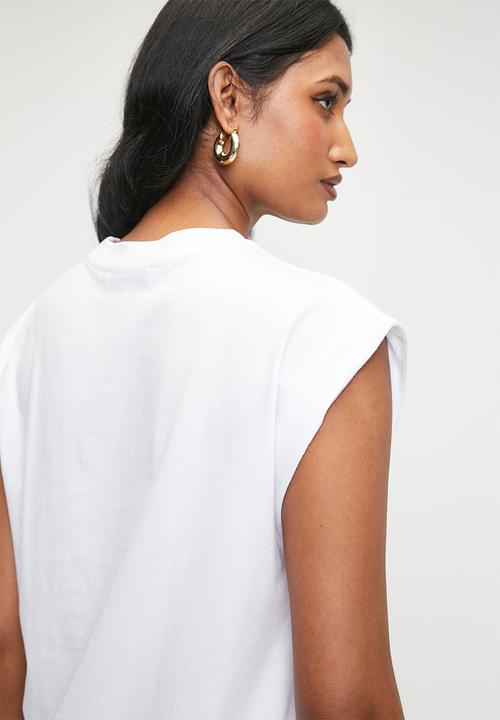 Superbalist - Extended sleeve bird tee - white
