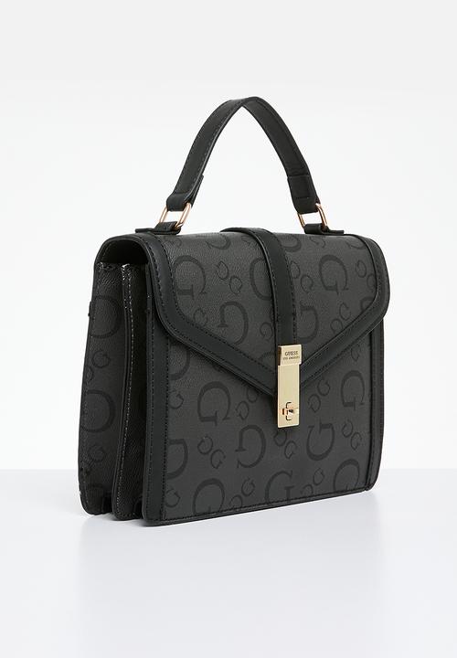 GUESS - Delvin crossbody flap-coal