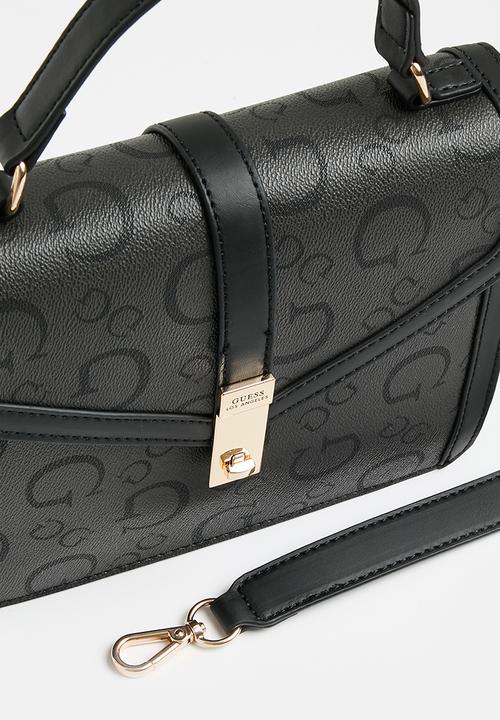 GUESS - Delvin crossbody flap-coal