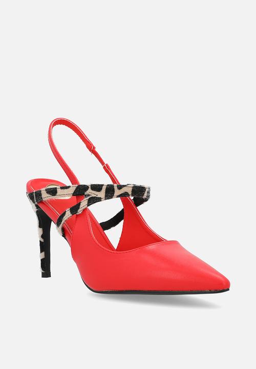 Footwork - Nyala slingback - dark red