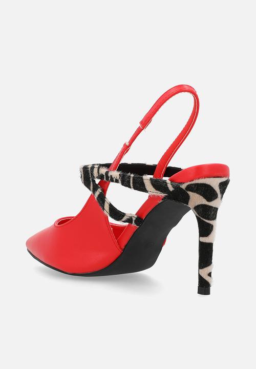 Footwork - Nyala slingback - dark red