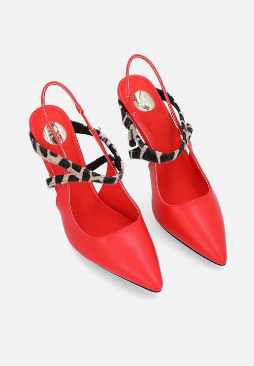 Footwork - Nyala slingback - dark red