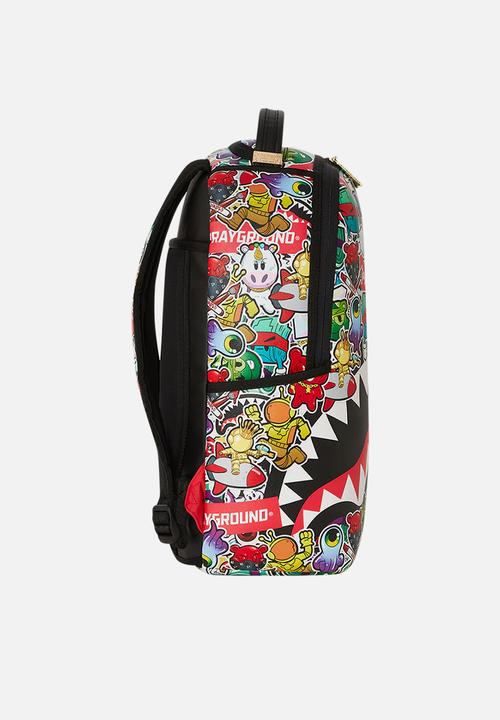 Sprayground - Exclusive sticker bomb backpack - multi