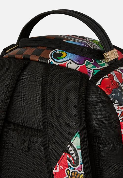 Sprayground - Exclusive sticker bomb backpack - multi