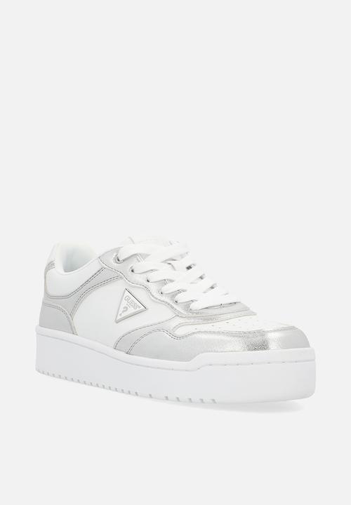 GUESS - Miram Sneaker Sport Luxe Nappa - White / Silver