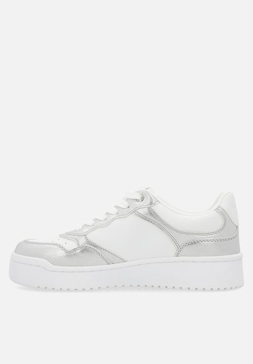 GUESS - Miram Sneaker Sport Luxe Nappa - White / Silver