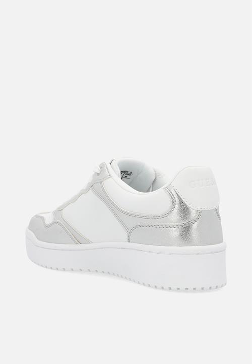 GUESS - Miram Sneaker Sport Luxe Nappa - White / Silver