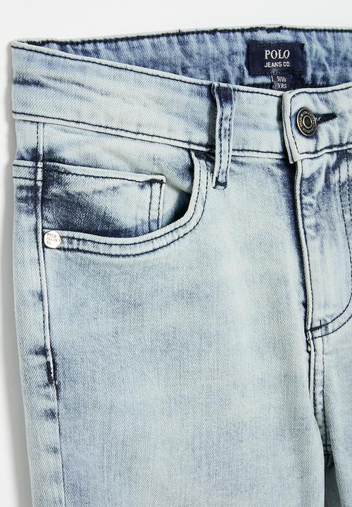 POLO - Boys gavin slim fit jean - light wash