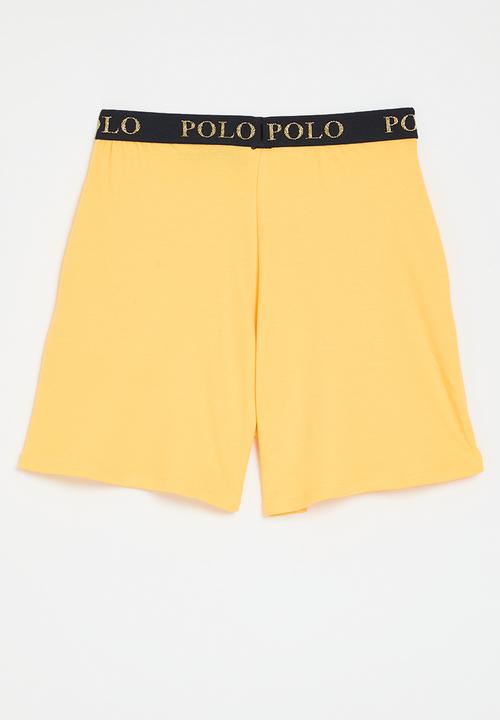POLO - Girls hannah short - light yellow