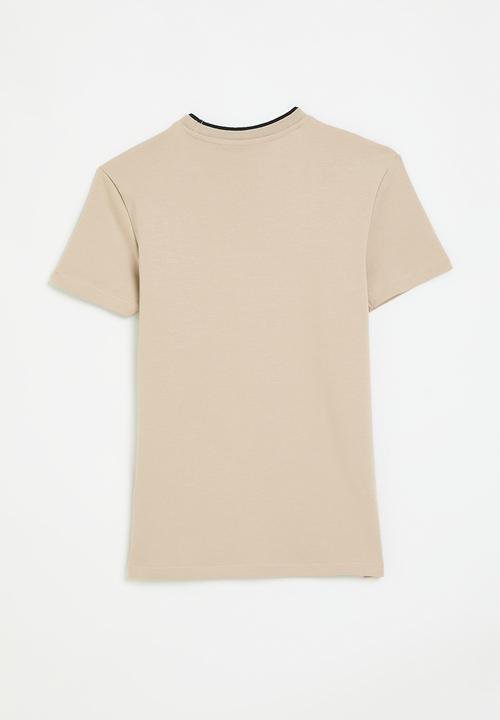 POLO - Boys jagger utility ss tee - stone