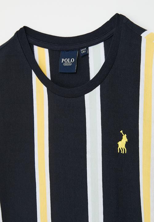 POLO - Boys blake striped tee - navy