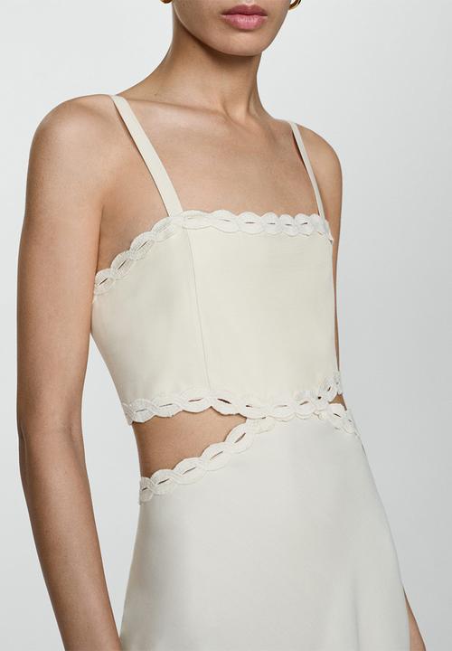 MANGO - Dress Sagaro - Light Beige