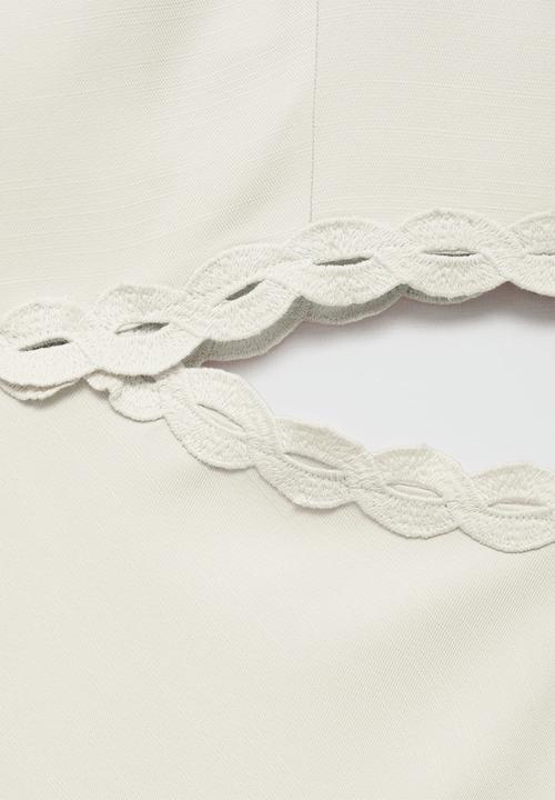 MANGO - Dress Sagaro - Light Beige