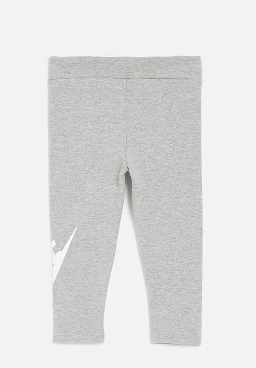 Nike - Nkg club hbr high rise legging - dk grey heather