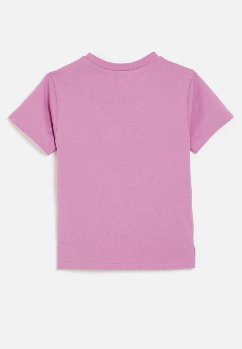Nike - Nkg lbr short sleeve tee dress - magic flamingo