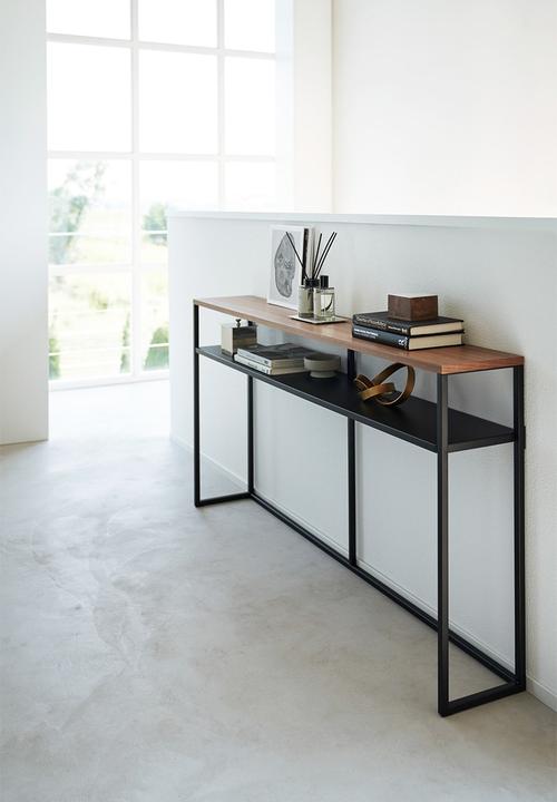 Yamazaki - Console with shelf - black