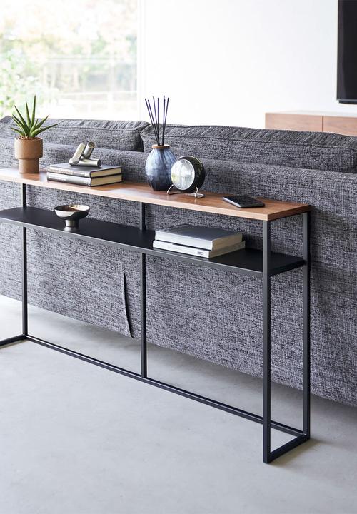 Yamazaki - Console with shelf - black