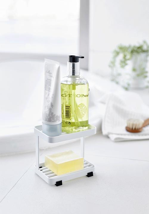 Yamazaki - 2-Tiered soap tray - white