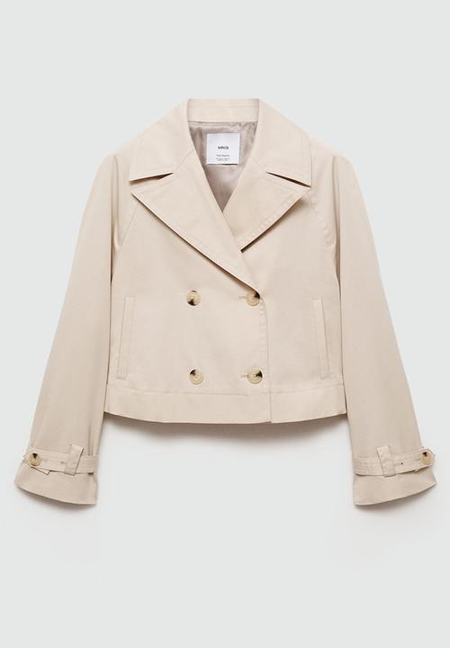 MANGO - Trench coat Lipa - Light Beige